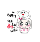 ^__^ ！ My name is Chin. Dog.（個別スタンプ：34）