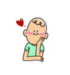 Cute Small-face Boy（個別スタンプ：4）