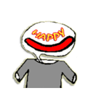 Hollow T-shirt Man（個別スタンプ：2）