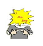 Hollow T-shirt Man（個別スタンプ：3）