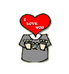 Hollow T-shirt Man（個別スタンプ：14）