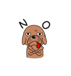 自由気ままな犬モン太（個別スタンプ：3）