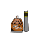 自由気ままな犬モン太（個別スタンプ：8）