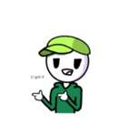A Green Guy（個別スタンプ：3）