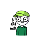 A Green Guy（個別スタンプ：5）