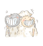 Sheep and dove's daily life.（個別スタンプ：16）