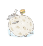 Sheep and dove's daily life.（個別スタンプ：17）