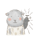 Sheep and dove's daily life.（個別スタンプ：18）