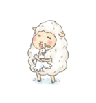 Sheep and dove's daily life.（個別スタンプ：32）