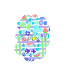 summer fish world（個別スタンプ：3）