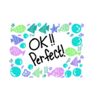 summer fish world（個別スタンプ：7）