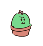 否定的なさぼてん（個別スタンプ：16）