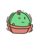 否定的なさぼてん（個別スタンプ：18）
