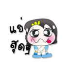 >> My name is Sako.*_*.（個別スタンプ：38）