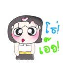 Hi！ My name is Mika.*_*（個別スタンプ：7）