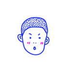 THE BOY IN BLUE FACE（個別スタンプ：3）