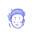 THE BOY IN BLUE FACE（個別スタンプ：4）