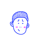 THE BOY IN BLUE FACE（個別スタンプ：10）