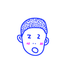 THE BOY IN BLUE FACE（個別スタンプ：17）