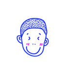 THE BOY IN BLUE FACE（個別スタンプ：21）