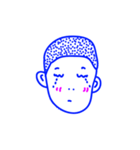 THE BOY IN BLUE FACE（個別スタンプ：29）