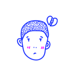 THE BOY IN BLUE FACE（個別スタンプ：35）