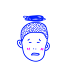 THE BOY IN BLUE FACE（個別スタンプ：40）