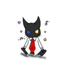 クロエくんとシロエちゃん（個別スタンプ：1）