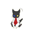 クロエくんとシロエちゃん（個別スタンプ：4）