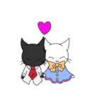 クロエくんとシロエちゃん（個別スタンプ：9）