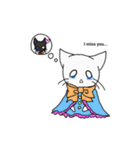 クロエくんとシロエちゃん（個別スタンプ：16）