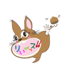 どうぶつの吹き出し（個別スタンプ：35）