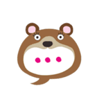 どうぶつの吹き出し（個別スタンプ：39）