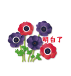 ありがとう花が咲くよ 中国語版 改訂版（個別スタンプ：28）