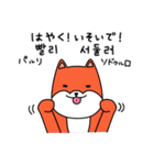 笑う犬シバ～韓国語ライブ～（個別スタンプ：32）