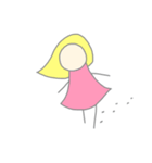 flapping little girl（個別スタンプ：1）