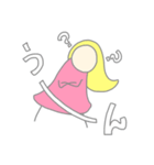 flapping little girl（個別スタンプ：4）