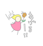 flapping little girl（個別スタンプ：13）