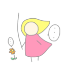 flapping little girl（個別スタンプ：17）