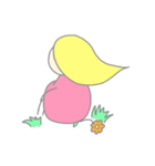 flapping little girl（個別スタンプ：27）