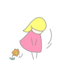 flapping little girl（個別スタンプ：31）