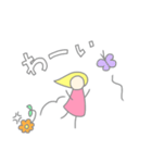 flapping little girl（個別スタンプ：32）