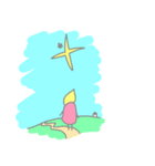 flapping little girl（個別スタンプ：33）