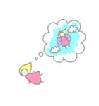 flapping little girl（個別スタンプ：35）