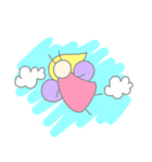 flapping little girl（個別スタンプ：36）