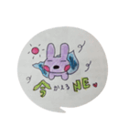 飛べうさ（個別スタンプ：5）