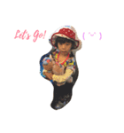 ほぼあきちゃん（個別スタンプ：4）