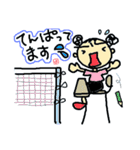 よーこえもんのバドラブな日々（個別スタンプ：7）