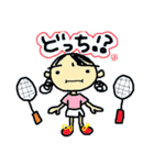 よーこえもんのバドラブな日々（個別スタンプ：26）