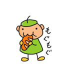 絵描きのおさるさん（個別スタンプ：3）
